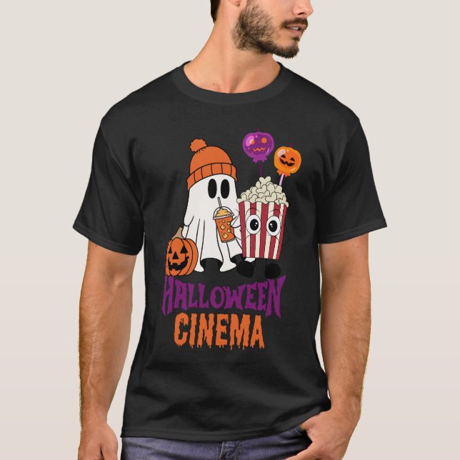 Camiseta Cinema de Halloween (Frente)