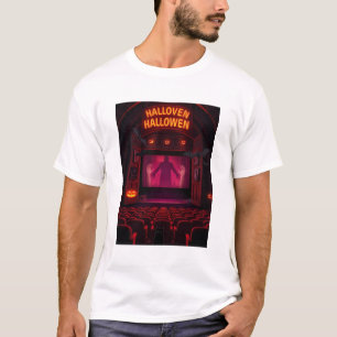 Camiseta **Cinema de Terror do Halloween**