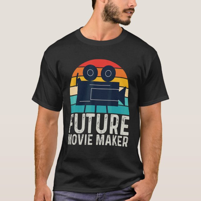 Camiseta Cinema Futuro de Criadores de Filmes (Frente)