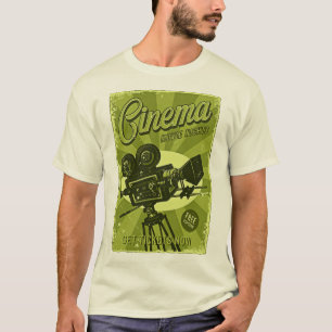 Camiseta Cinema Retroativo: T-Shirt Noites de Filme