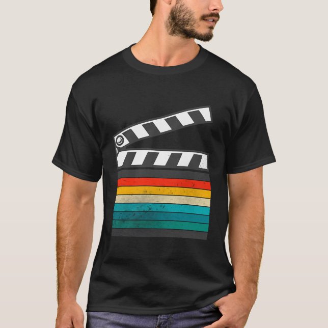 Camiseta Cinematógrafos Retro Cineastas Videógrafos Edi (Frente)