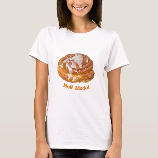 Camiseta Cinnamon Bun Roll Model T-Shirt (Frente)