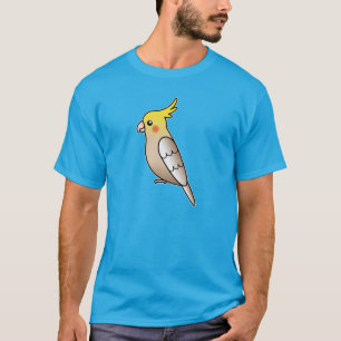 Camiseta Cinnamon Cartoon Cockatiel Parrot Bird