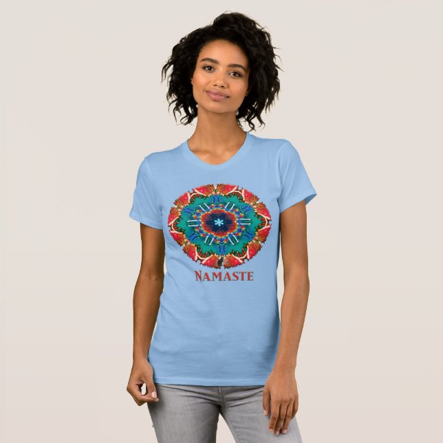 Camiseta Cinnamon Namaste Kaleidoscope (Frente Completa)