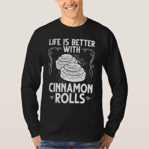 Camiseta Cinnamon Roll Buns Recebe Gluten Free Keto 2