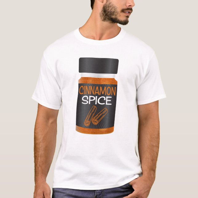 Camiseta Cinnamon Spice Rack Girls Correspondendo Halloween (Frente)