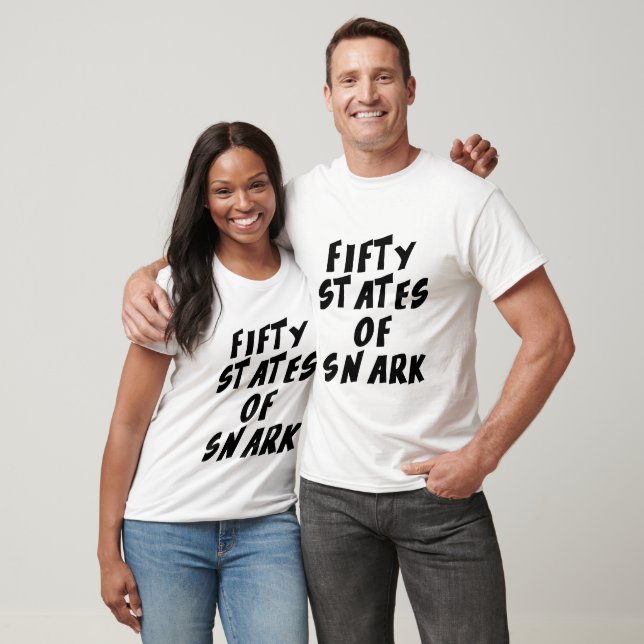 Camiseta Cinquenta estados de sarcasmo (Unissex)