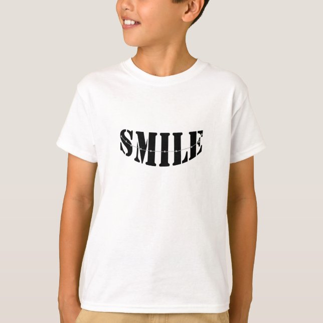 Camiseta cintas do sorriso - t-shirt dos miúdos (Frente)
