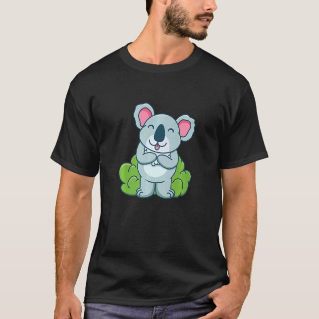 Camiseta Cinto de Animais Selvagens de Koala (Frente)