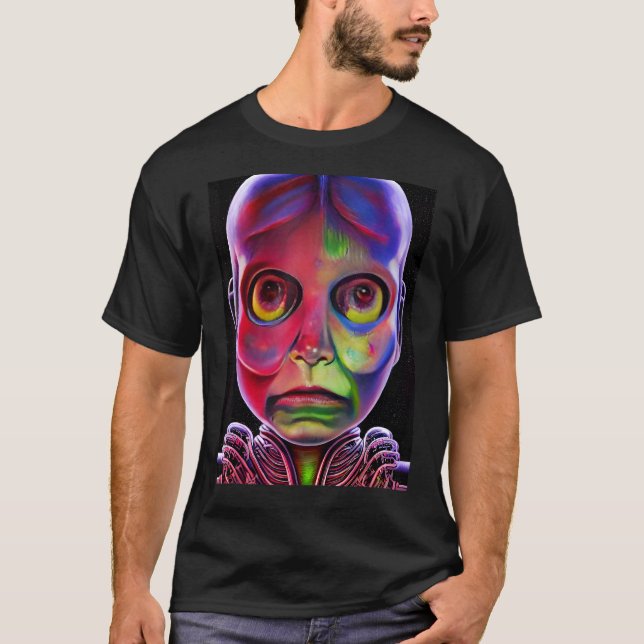 Camiseta Cinto de Inteligência Artificial Biomecânica Color (Frente)