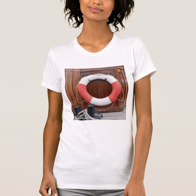 Camiseta Cinto de salvação dos navios (Frente)