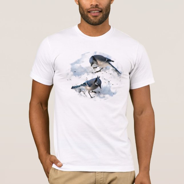 Camiseta Cintos Azuis na Neve (Frente)