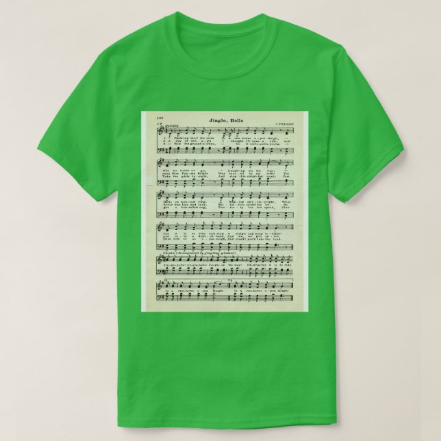 Camiseta Cintos de Jingle de Natal (Frente do Design)