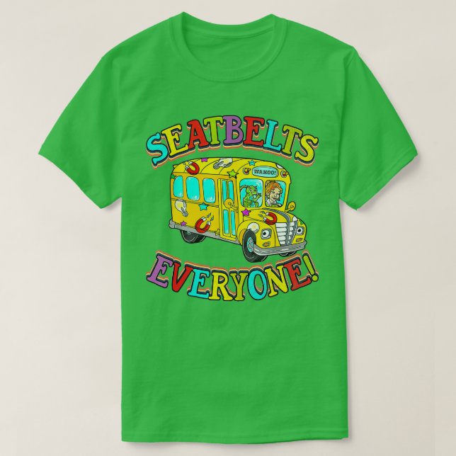 Camiseta Cintos De Segurança Todos Engraçados Magia Barrame (Frente do Design)