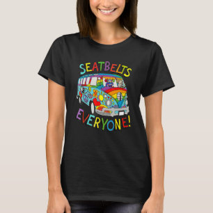 Camiseta Cintos de Segurança Todos Orgulho do Trabalho de M