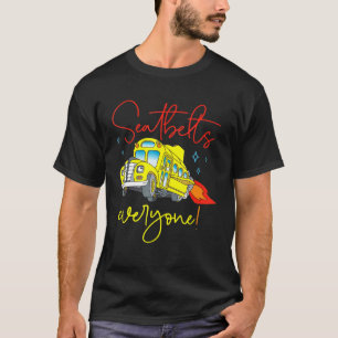 Camiseta Cintos De Segurança Todos Os Condutores De Ônibus