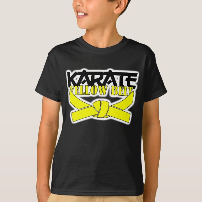 Camiseta Cinturão Amarelo de Karate (Frente)