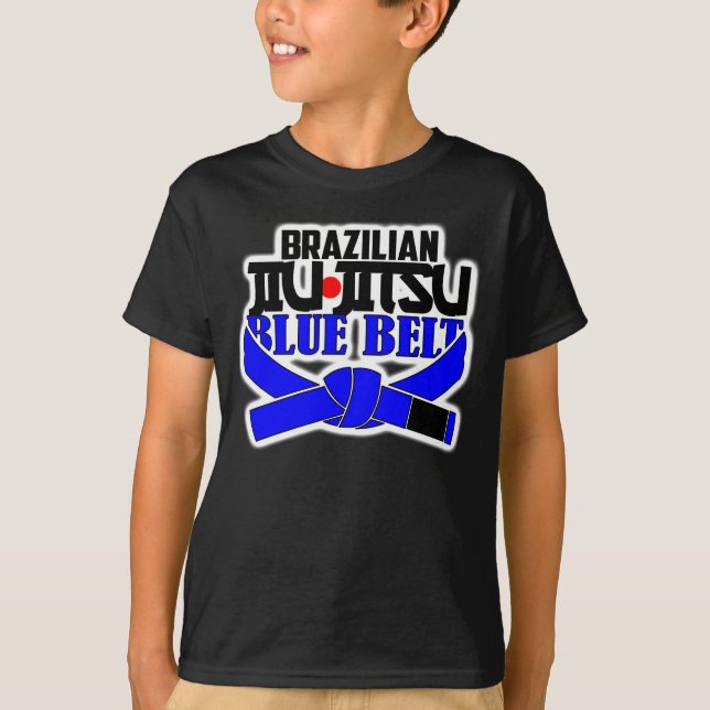 Camiseta Cinturão azul BJJ (Frente)