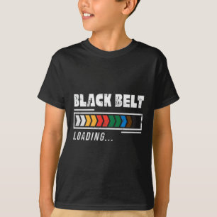 Camiseta Cinturão Negro Carregando Artes Marciais Karate Mi