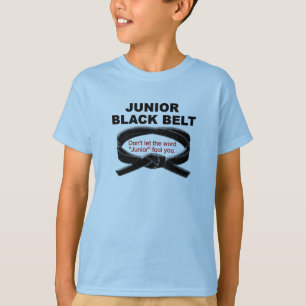 Camiseta Cinturão negro júnior 1,1