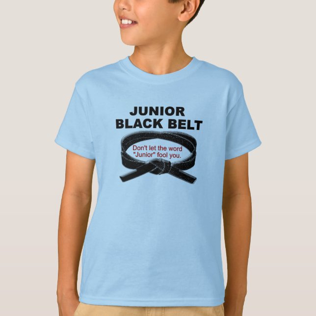 Camiseta Cinturão negro júnior 1,1 (Frente)