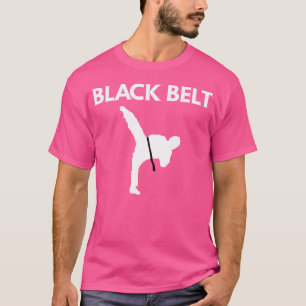 Camiseta Cinturão Negro - Presente de Karate engraçado
