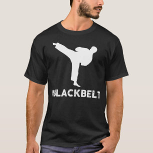 Camiseta Cinturão preto das mens