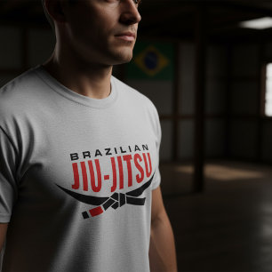 Camiseta Cinturão Preto de Jiu-Jitsu Brasileiro BJJ