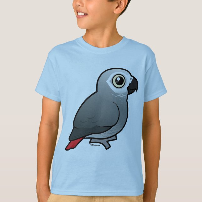 Camiseta Cinza africana do Congo (Frente)