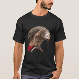 Camiseta Cinza Africana Engraçada Acenando
