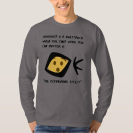 Camiseta Cinza "Awestrck" Boomerangada de Capa Longa Básica