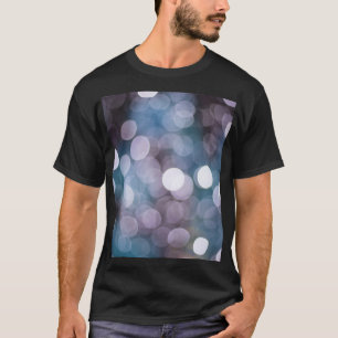 Camiseta Cinza azul, fundo abstrato.
