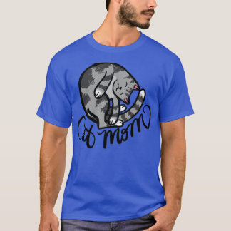 Camiseta Cinza Cat Mãe