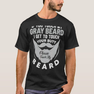 Camiseta Cinza Cheio De Hipster Com Barba De cinza