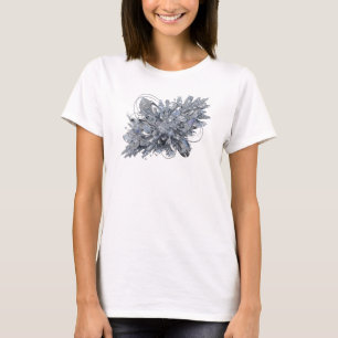Camiseta Cinza com Frase de ARTE ABSTRATA Snappy