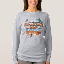 Camiseta Cinza Croptoberfest 2023 Ellijay Lava Longa