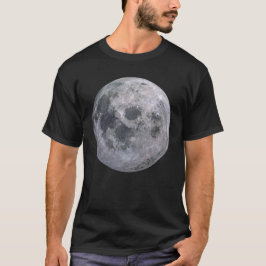 Camiseta Cinza da Lua Escura da Design