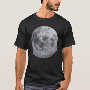 Camiseta Cinza da Lua Escura da Design