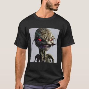 Camiseta cinza de área UAP 51 de OVNI alienígena fora deste