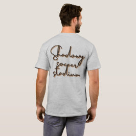camiseta cinza de manga curta
