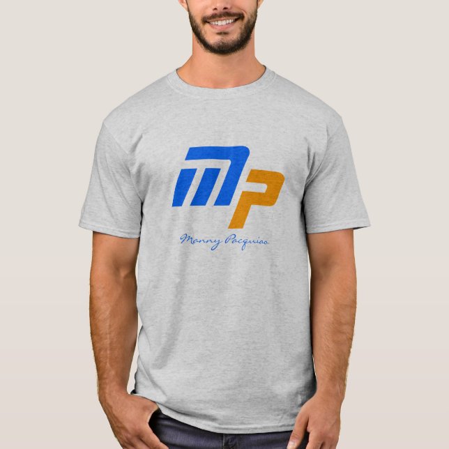 Camiseta Cinza de Manny Pacquiao (Frente)