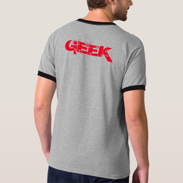 Camiseta Cinza do clube do geek (Verso)