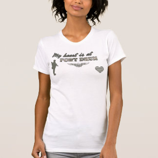 Camiseta Cinza do design do t-shirt de Fort Drum
