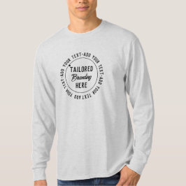 Camiseta Cinza do Logotipo da Equipe de Promoção