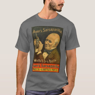 Camiseta Cinza escuro do Sarsaparilla de Ayer