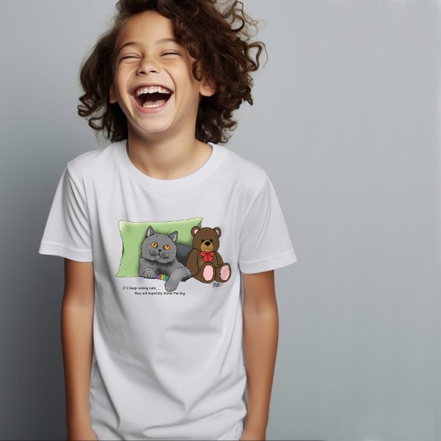 Camiseta Cinza Gato (Criador carregado)