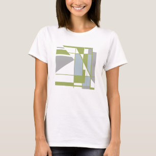 Camiseta Cinza geométrica inspirada pelo MCM Pequeno