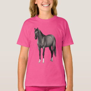 Camiseta Cinza Grulla Quarter Horse Stallion
