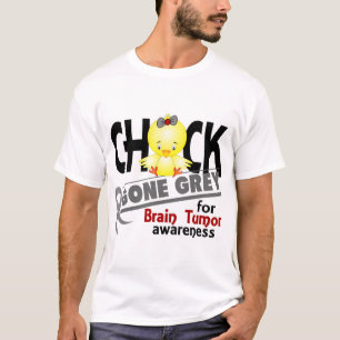 Camiseta Cinza ido pintinho 2 do tumor cerebral