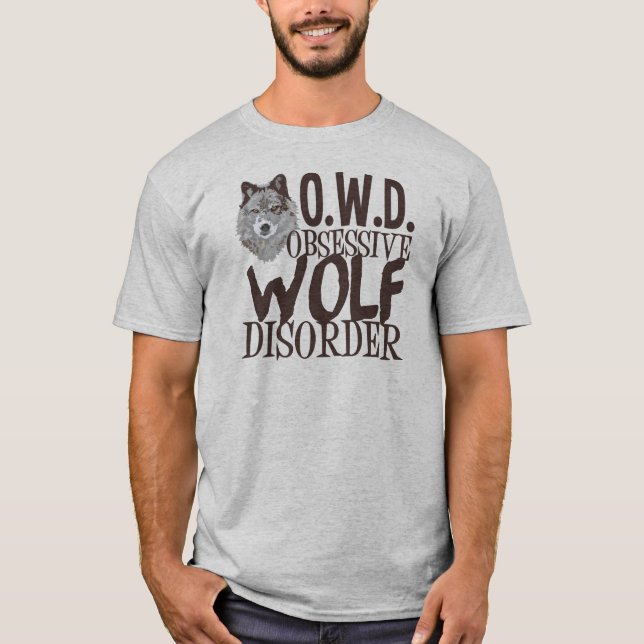 Camiseta Cinza Incrível Wolf Men (Frente)